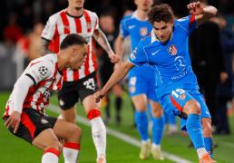 爆(bào)冷！马竞客场3-2力克埃因霍温，挺进欧冠關(guān)键堦(jiē)段