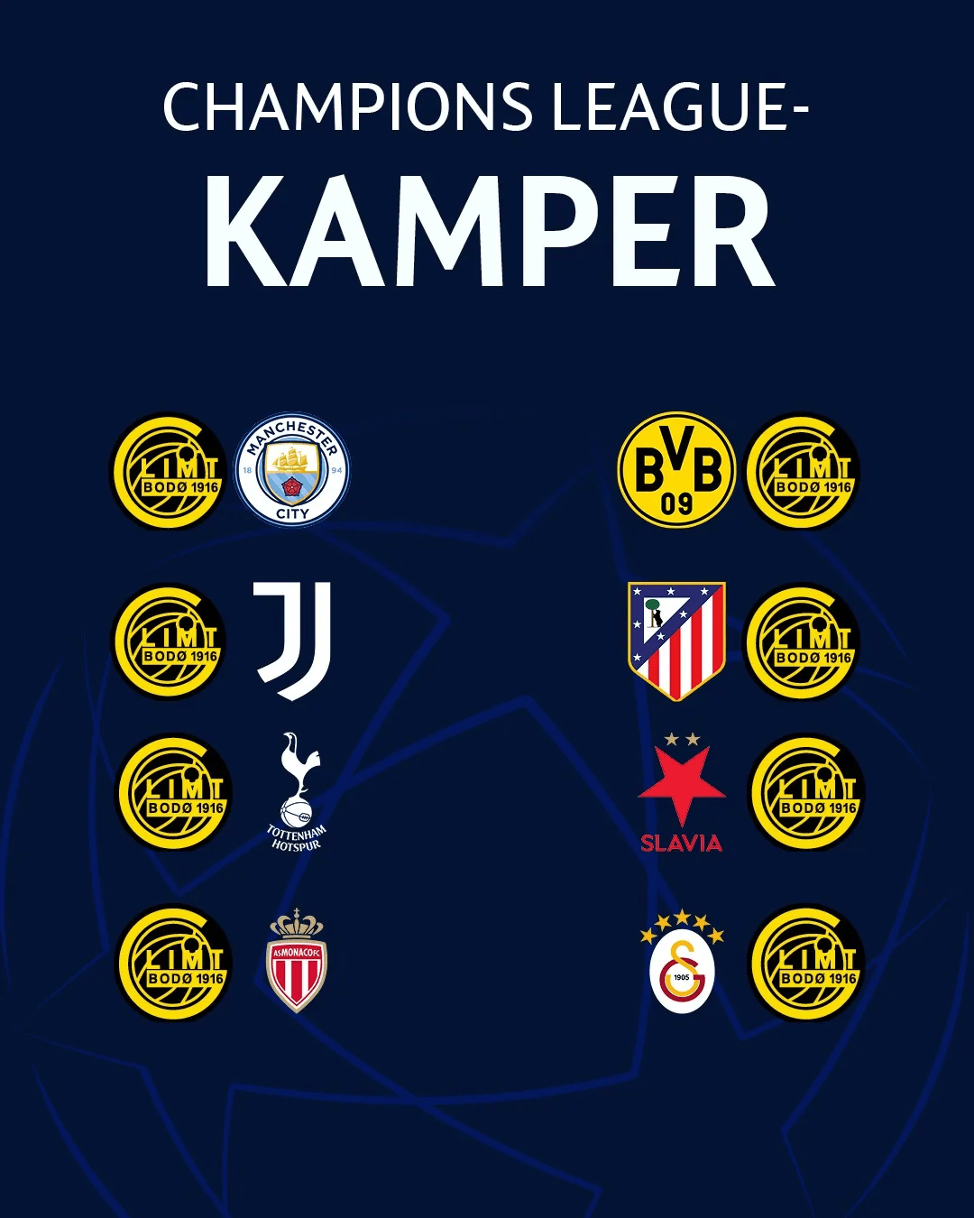 欧冠抽签：“两极”挑戰(zhàn)，惊险更胜魔鬼赛程