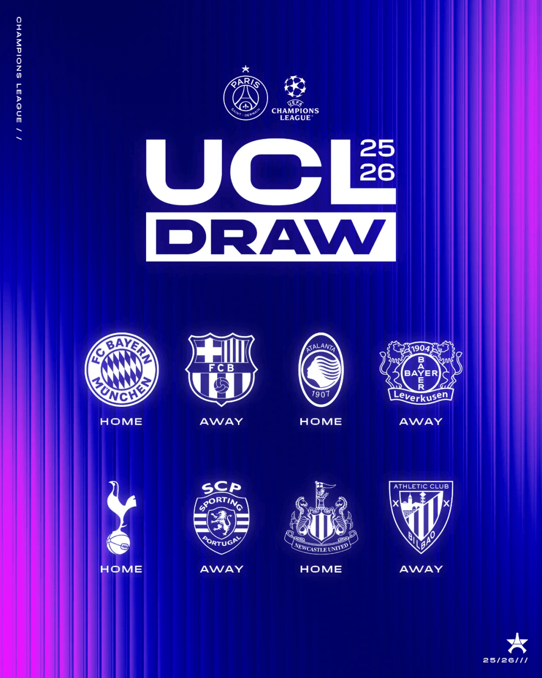 欧冠抽签：“两极”挑戰(zhàn)，惊险更胜魔鬼赛程