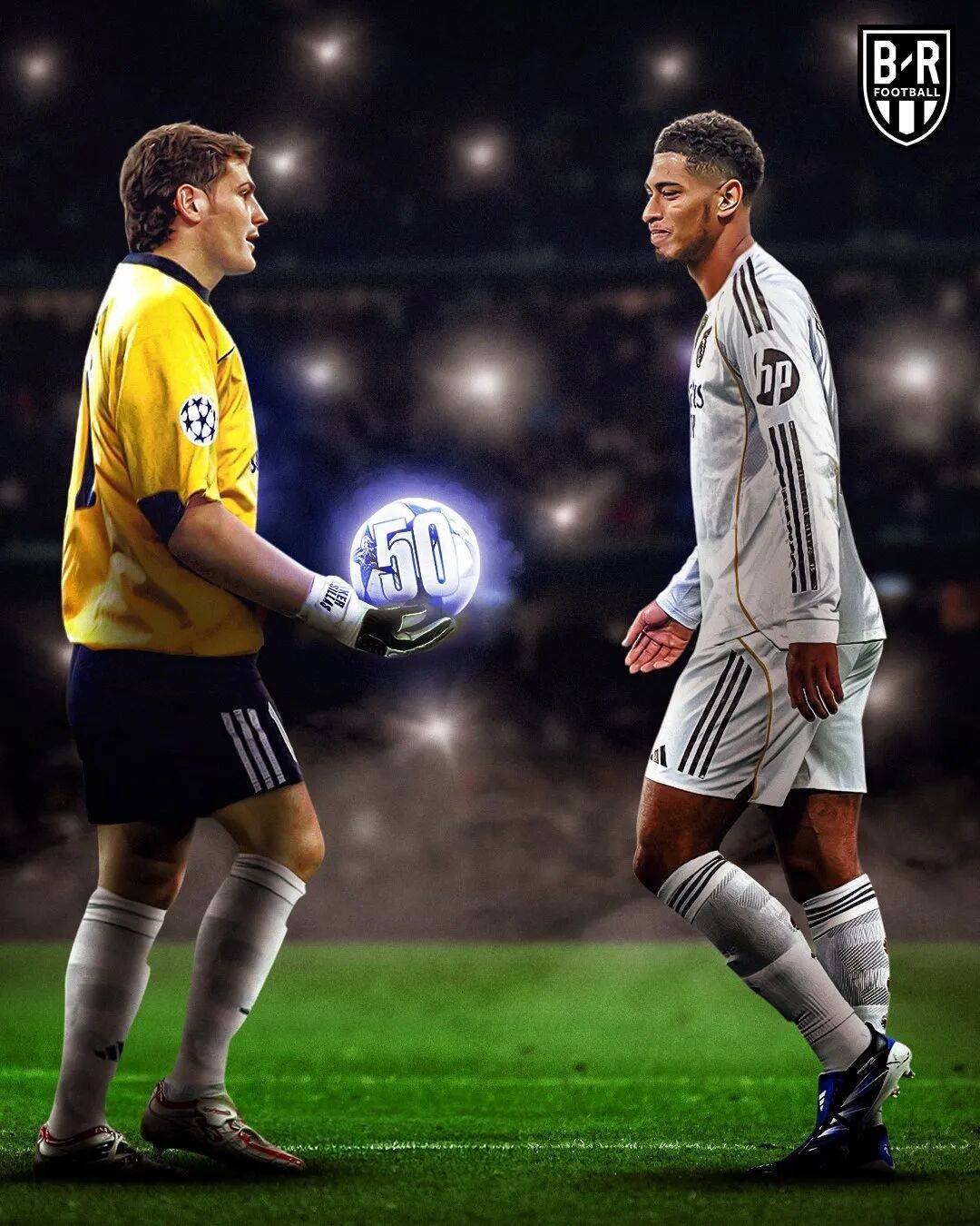 里程悲！貝(bèi)林厄姆超越皇(huáng)馬(mǎ)传奇 加冕欧冠最年轻的50场先生