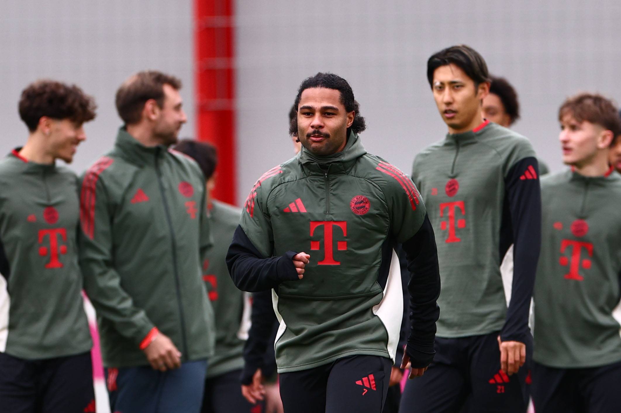 （外代二线）足球——欧冠联赛：拜仁(rén)慕尼黑赛前备战