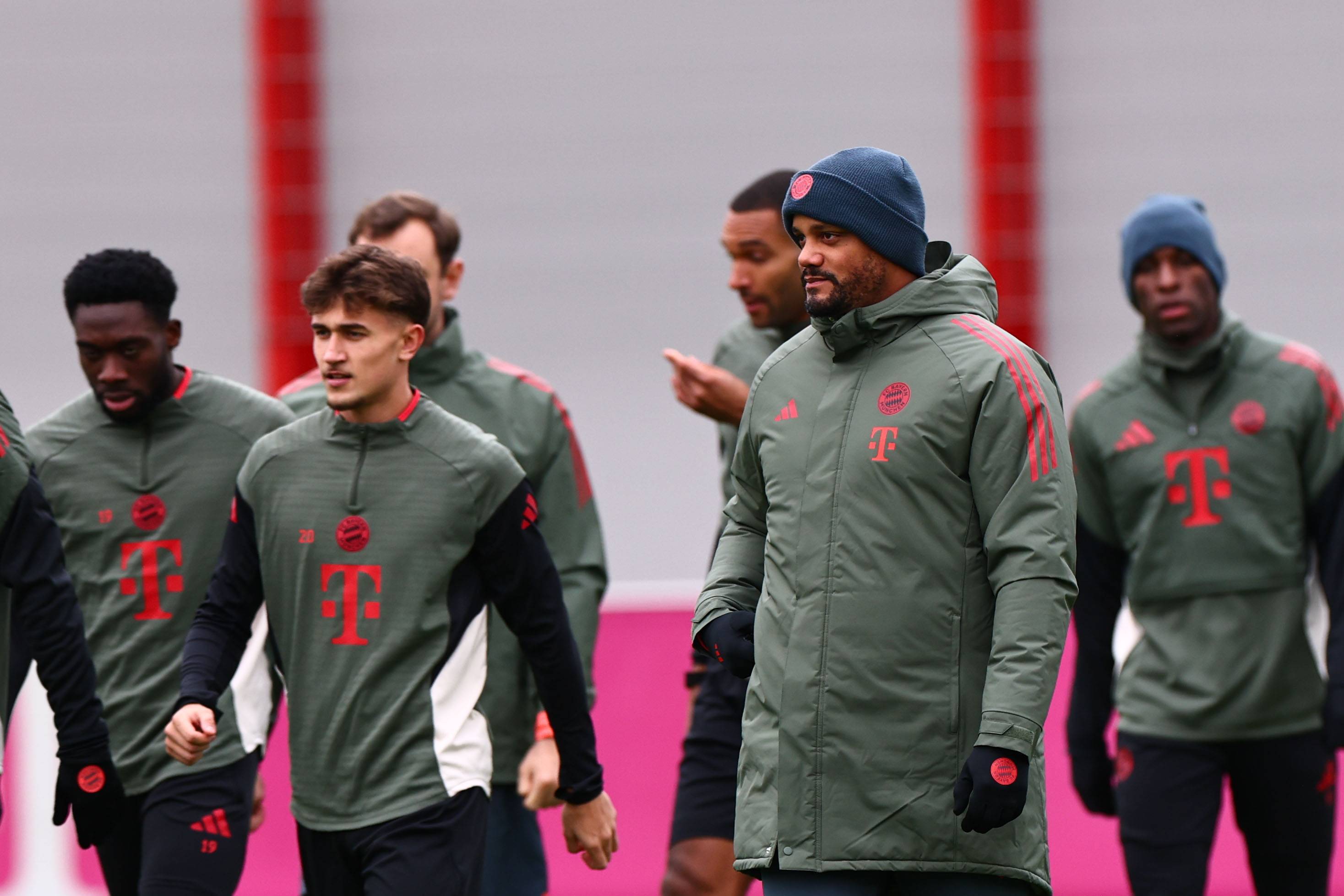 （外代二线）足球——欧冠联赛：拜仁(rén)慕尼黑赛前备战