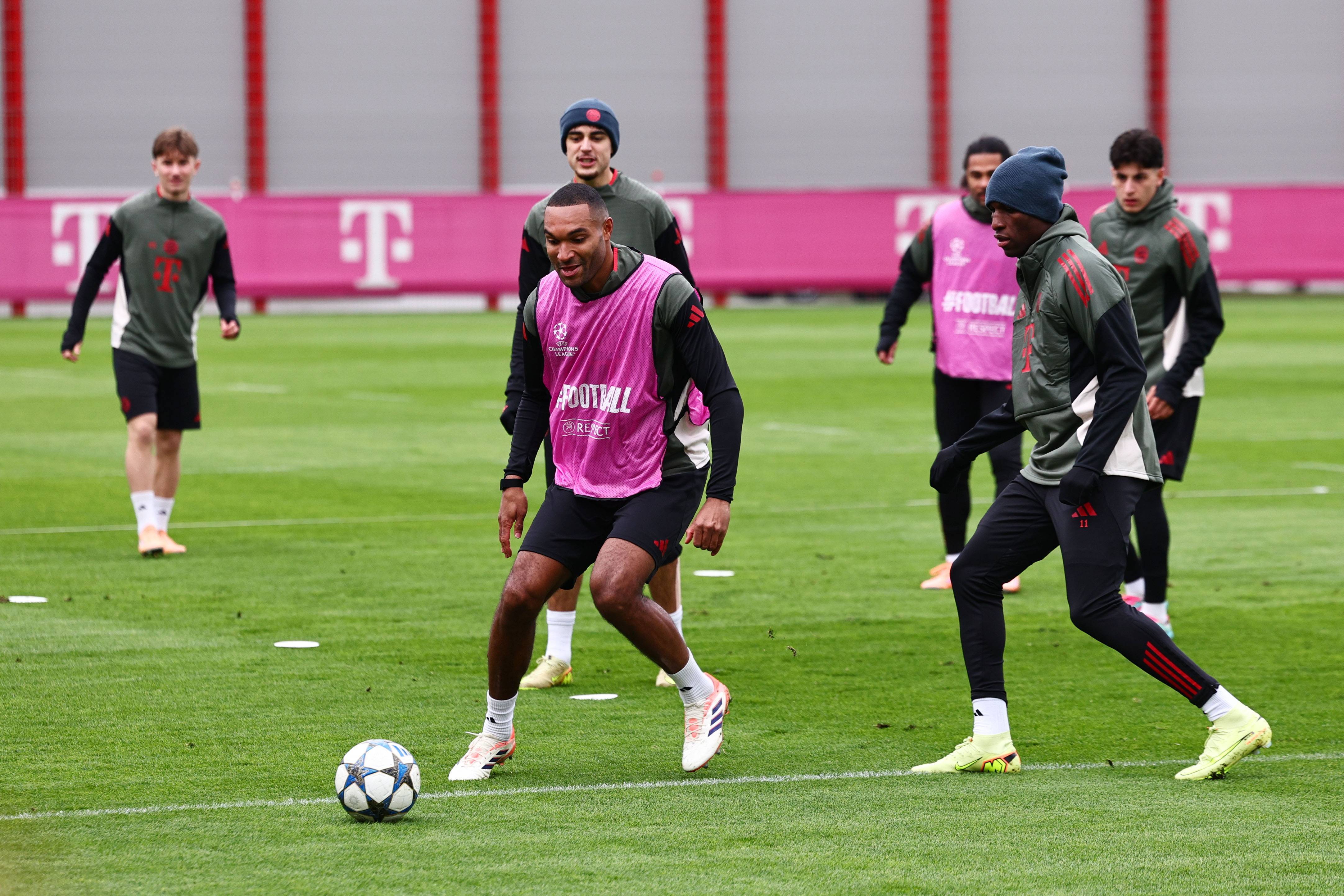 （外代二线）足球——欧冠联赛：拜仁(rén)慕尼黑赛前备战