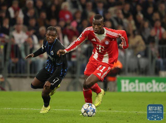 足球 | 欧冠：拜仁胜布鲁日(rì)