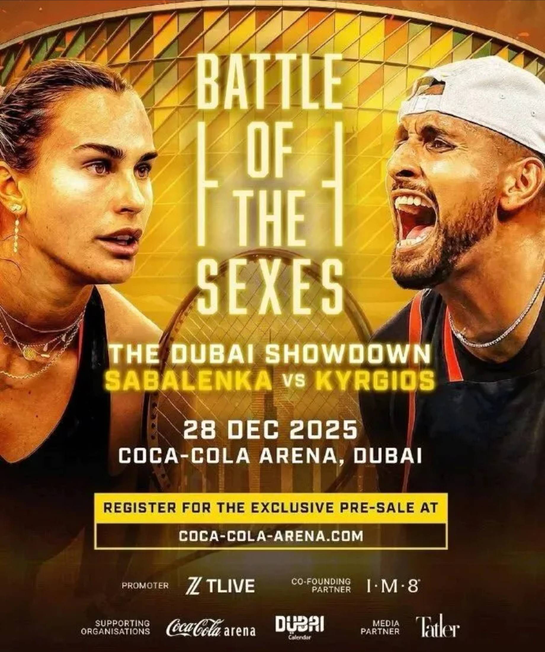 克耶高斯称输萨巴(bā)伦卡(kǎ)就退役(yì)，网友替椰子担心(xīn)：难赢性别大战规则