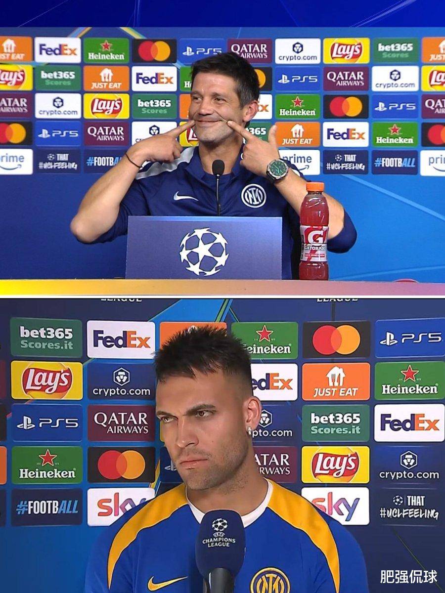 国米冲击欧冠榜首(shǒu)！孔蒂欧戰(zhàn)再(zài)闹笑话，劳塔罗展現(xiàn)队长担当！