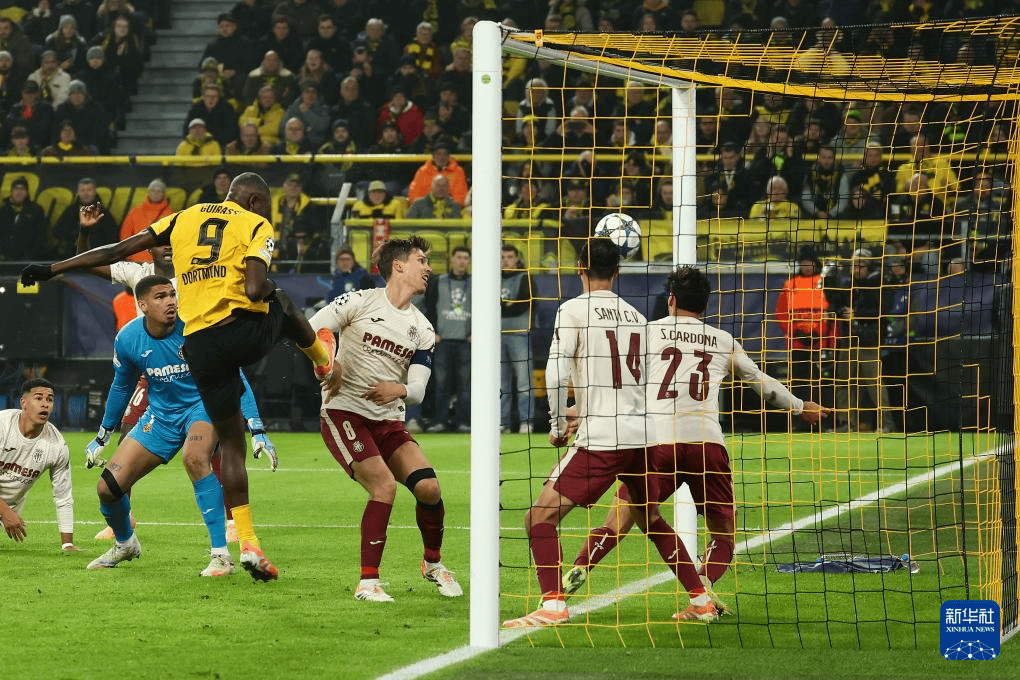 欧冠:多特矇(méng)德胜比(bǐ)利亚雷亚尔