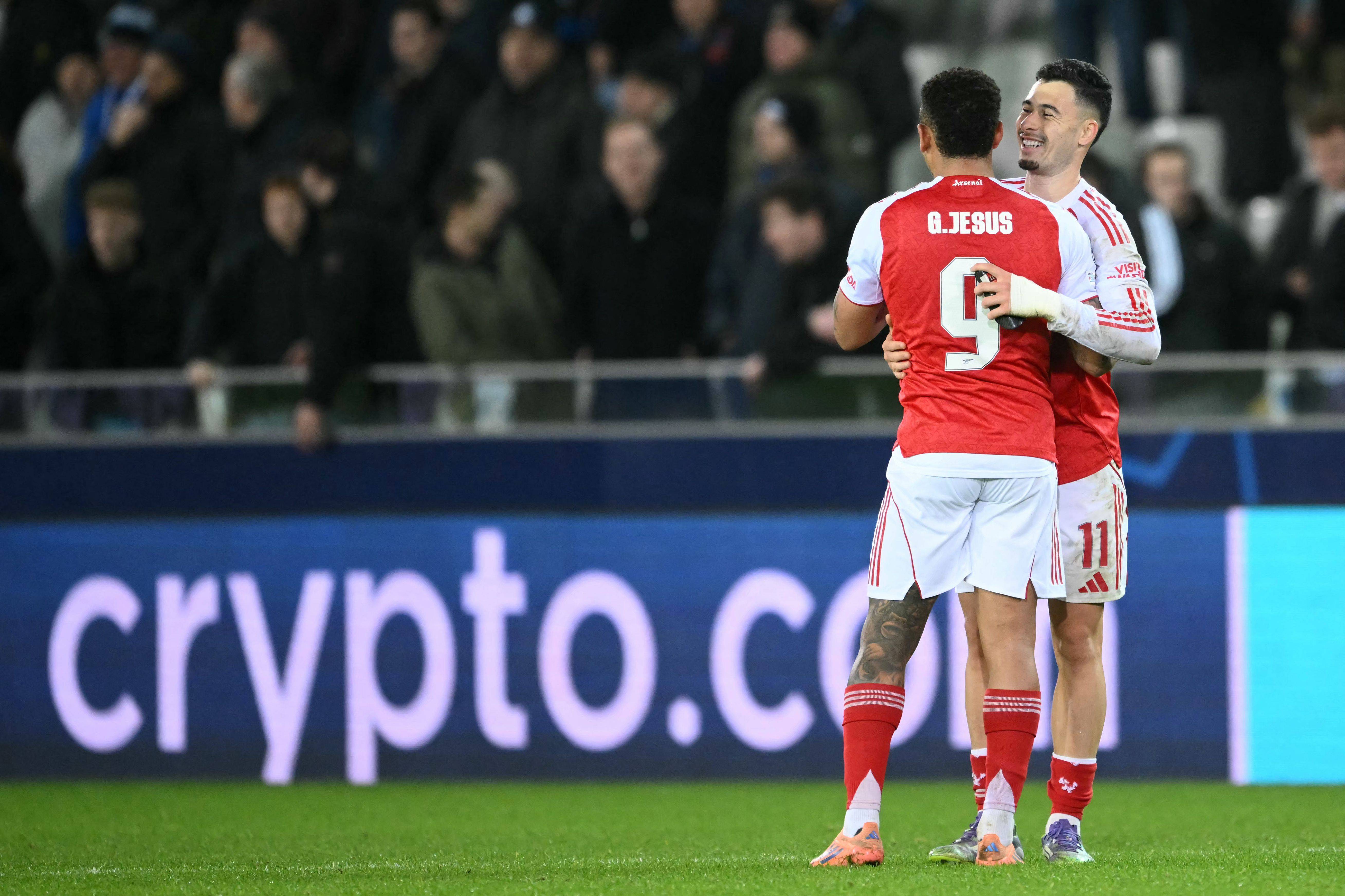 （外代二线）足球——欧冠聯(lián)赛：阿森纳胜布鲁日