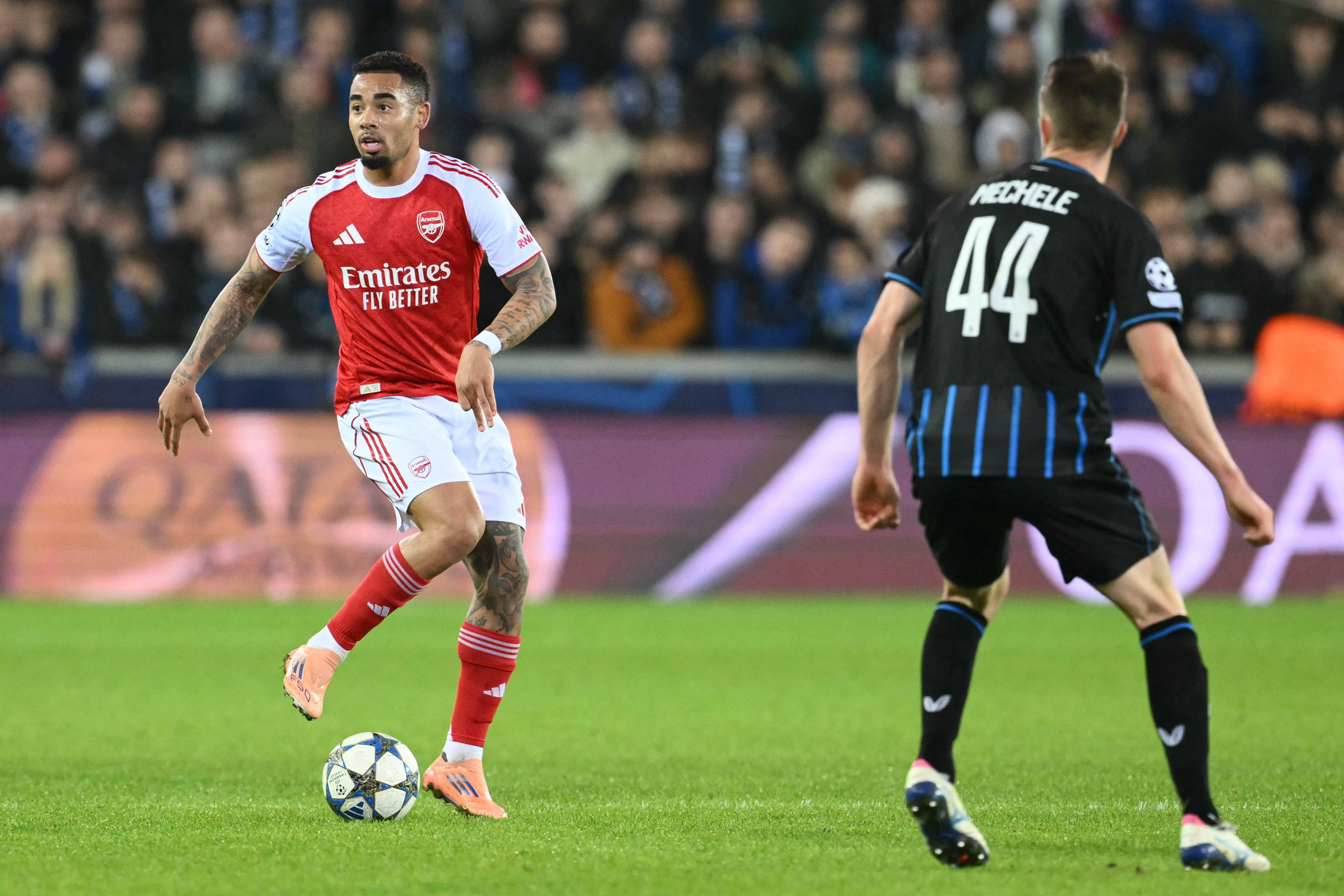 （外代二线）足球——欧冠聯(lián)赛：阿森纳胜布鲁日