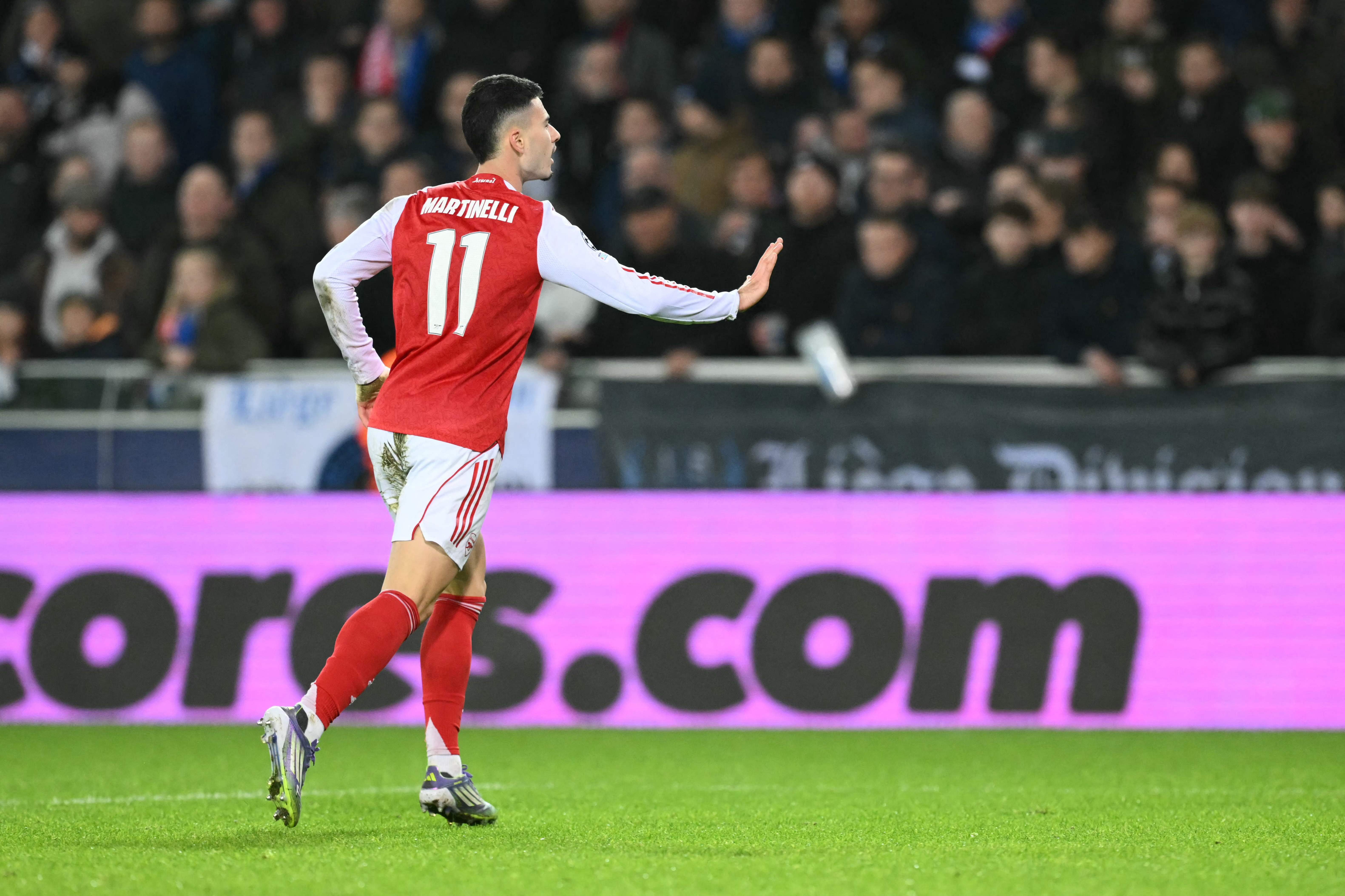 （外代二线）足球——欧冠聯(lián)赛：阿森纳胜布鲁日