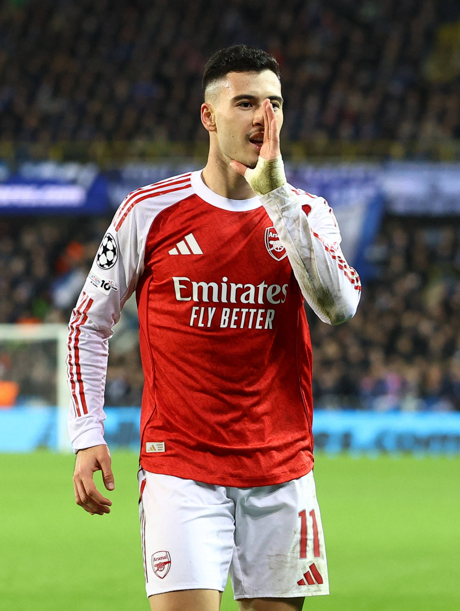 （外代二线）足球——欧冠聯(lián)赛：阿森纳胜布鲁日